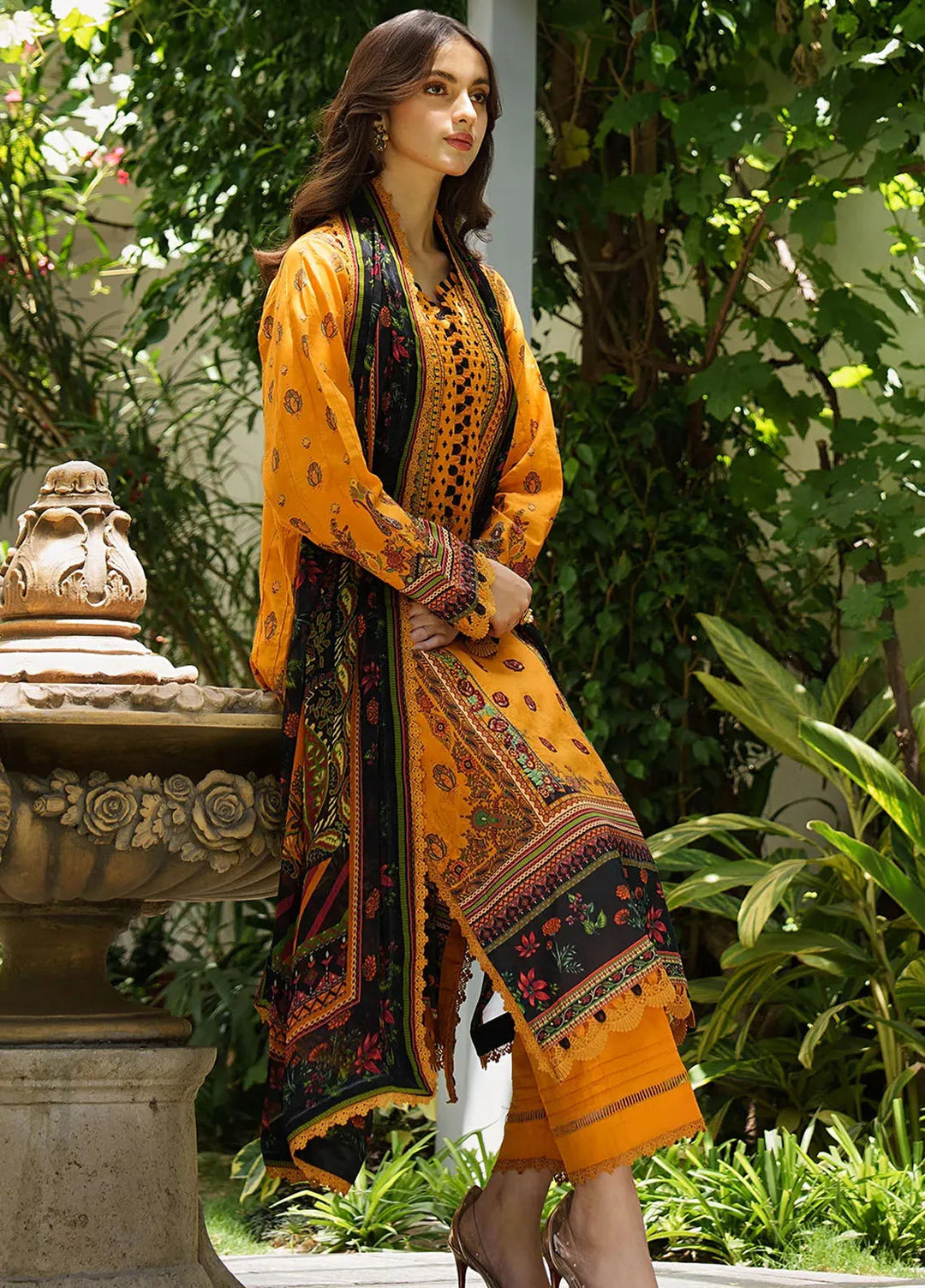Meerak Embroidered  Suits Unstitched 3 Piece MRK24S Roma - Summer Collection
