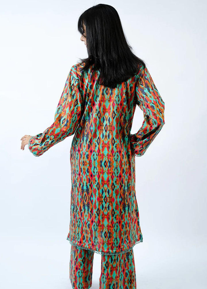 Meerak Pret Printed Lawn 2 Piece Suit MRK23SL Illusion