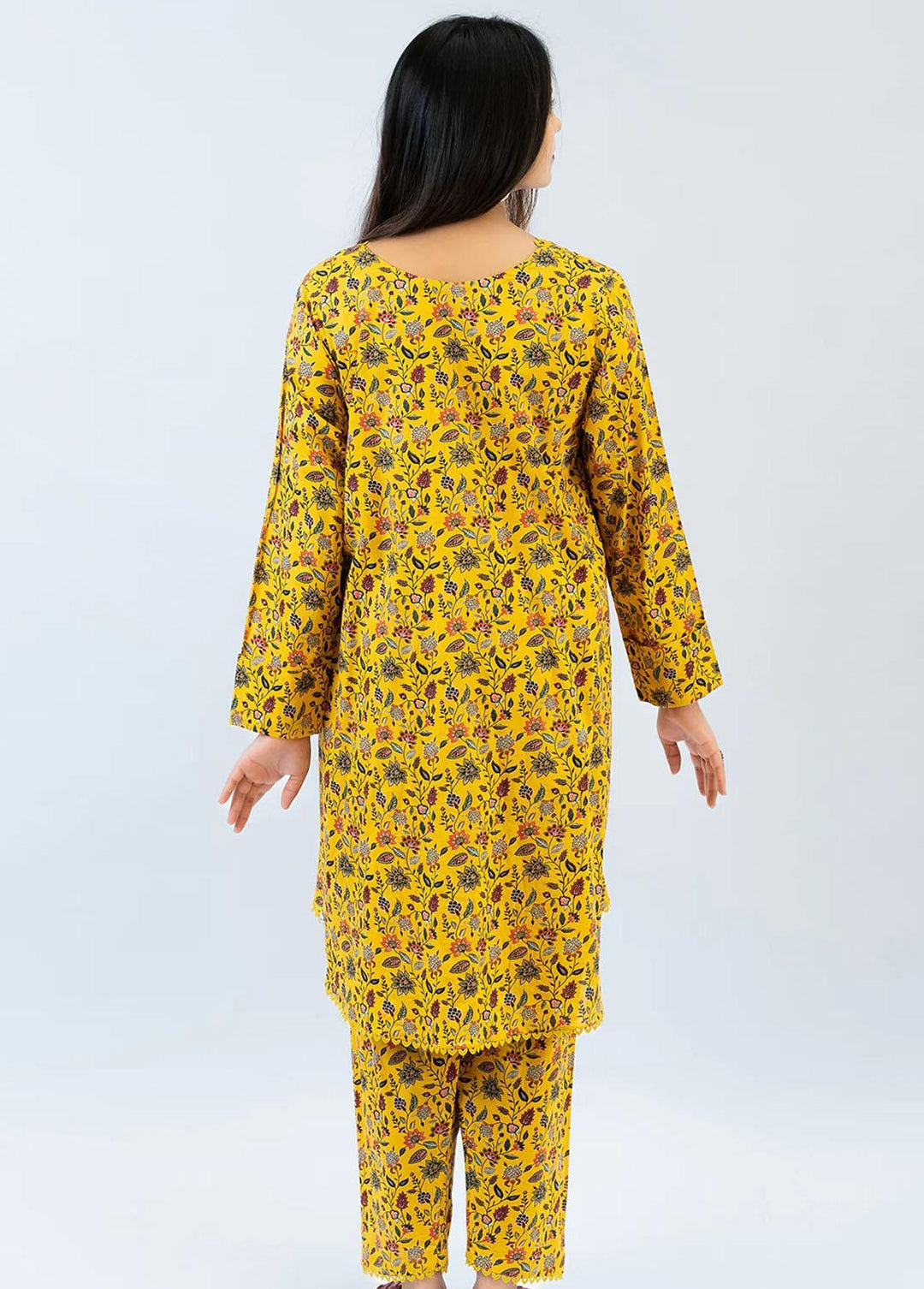 Meerak Pret Printed Lawn 2 Piece Suit MRK23SL Sunburst