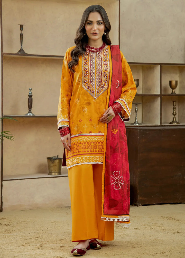 Meerak Pret Embroidered Lawn 3 Piece Suit Gulnar