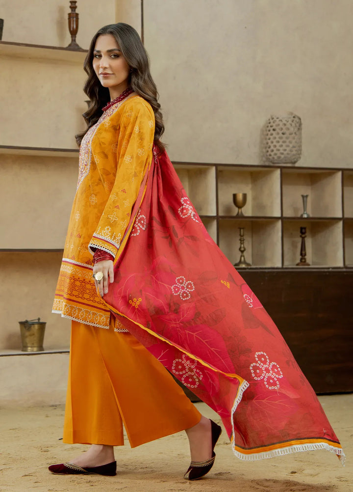 Meerak Pret Embroidered Lawn 3 Piece Suit Gulnar