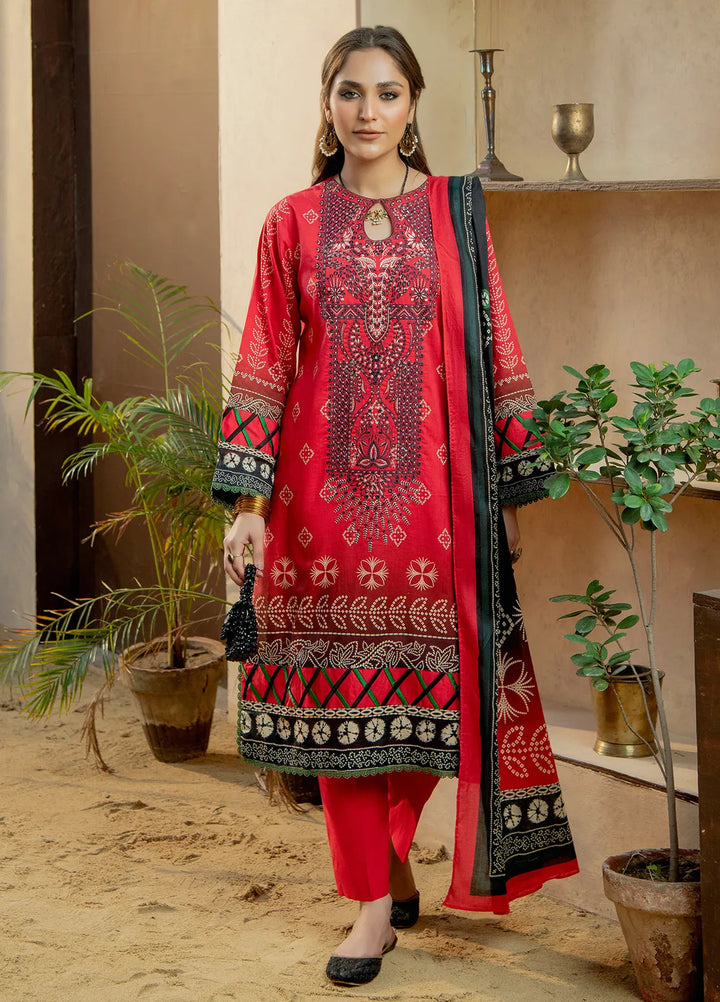 Meerak Pret Embroidered Lawn 3 Piece Suit Mahrokh