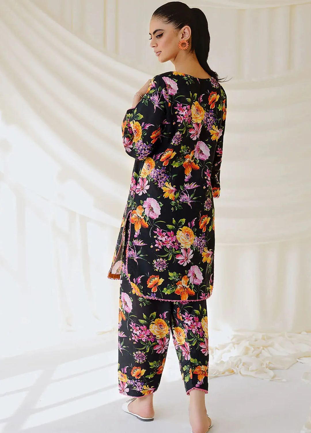 Meerak Pret Printed  2 Piece Suit D-04 MK-03