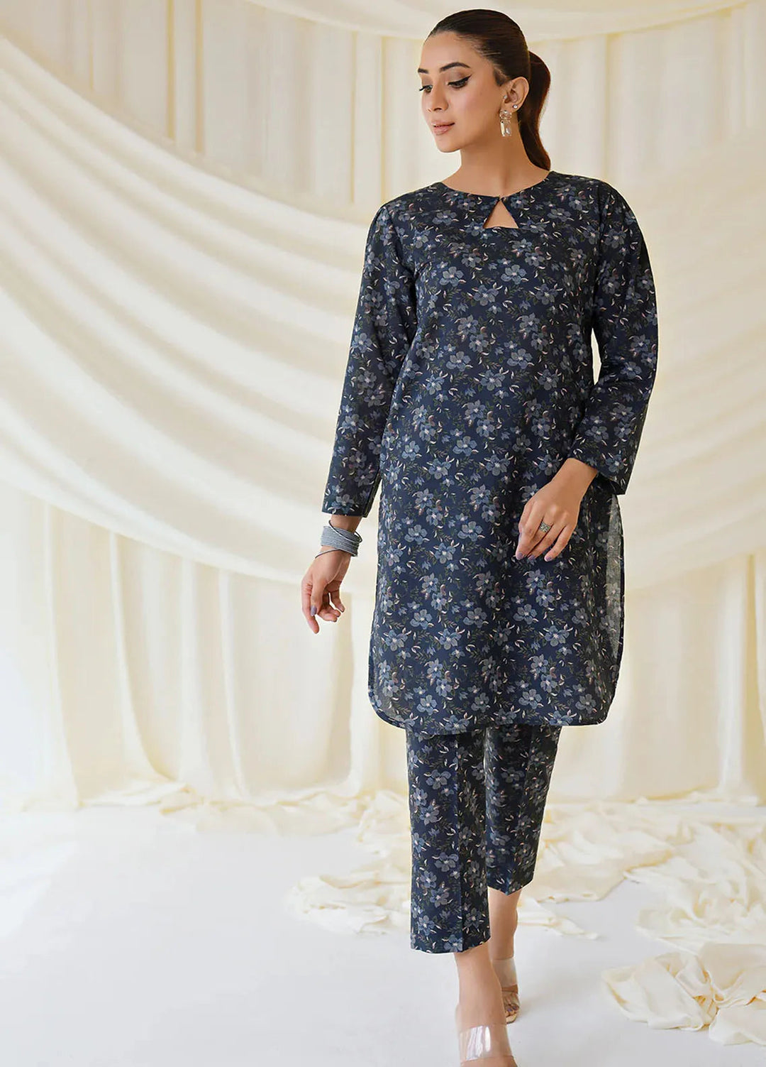 Meerak Pret Printed  2 Piece Suit D-09 MK-05