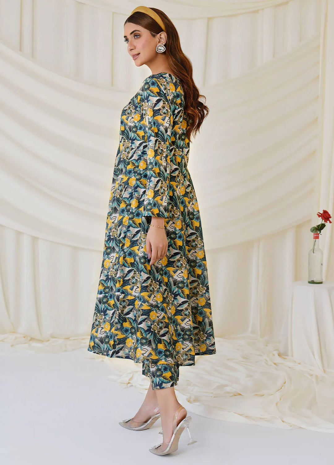 Meerak Pret Printed  2 Piece Suit D-21 MK
