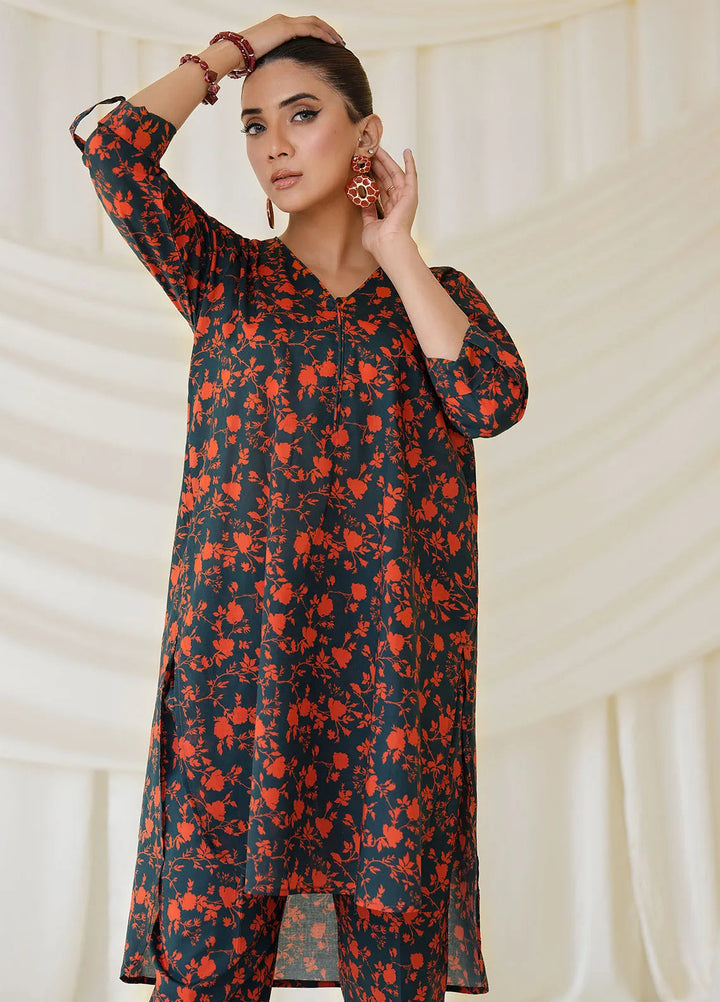 Meerak Pret Printed  2 Piece Suit D-22 MK
