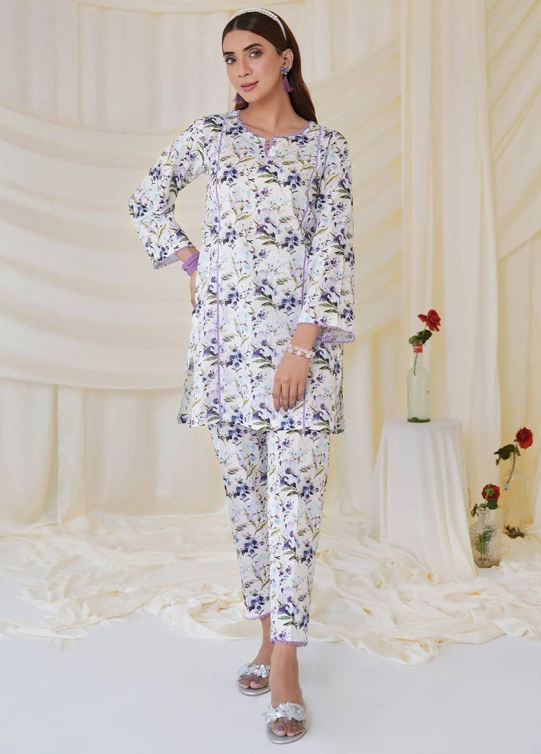 Meerak Pret Printed  2 Piece Suit MSL-CO-07