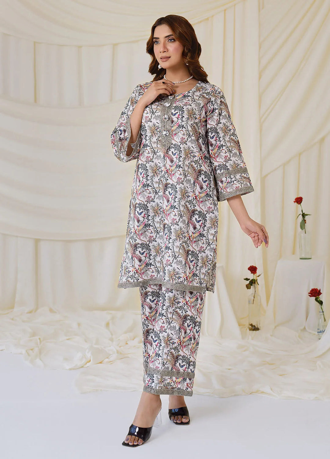 Meerak Pret Printed  2 Piece Suit MSL24-CO-01 MK-22