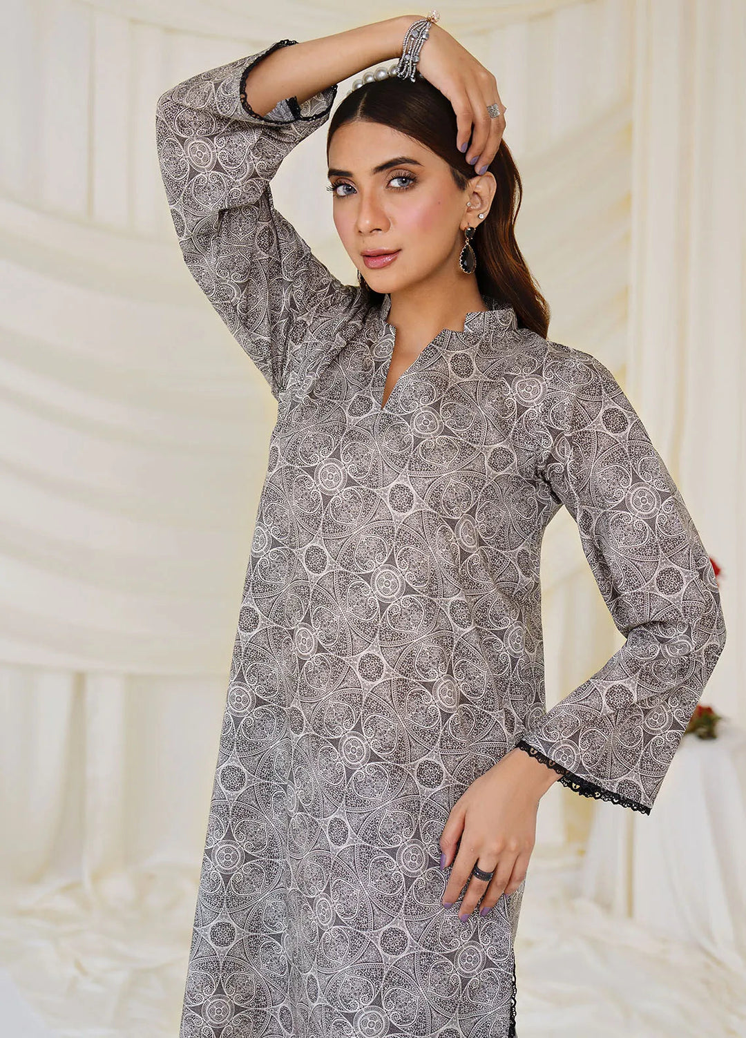 Meerak Pret Printed  2 Piece Suit MSL24-CO-06 MK-04