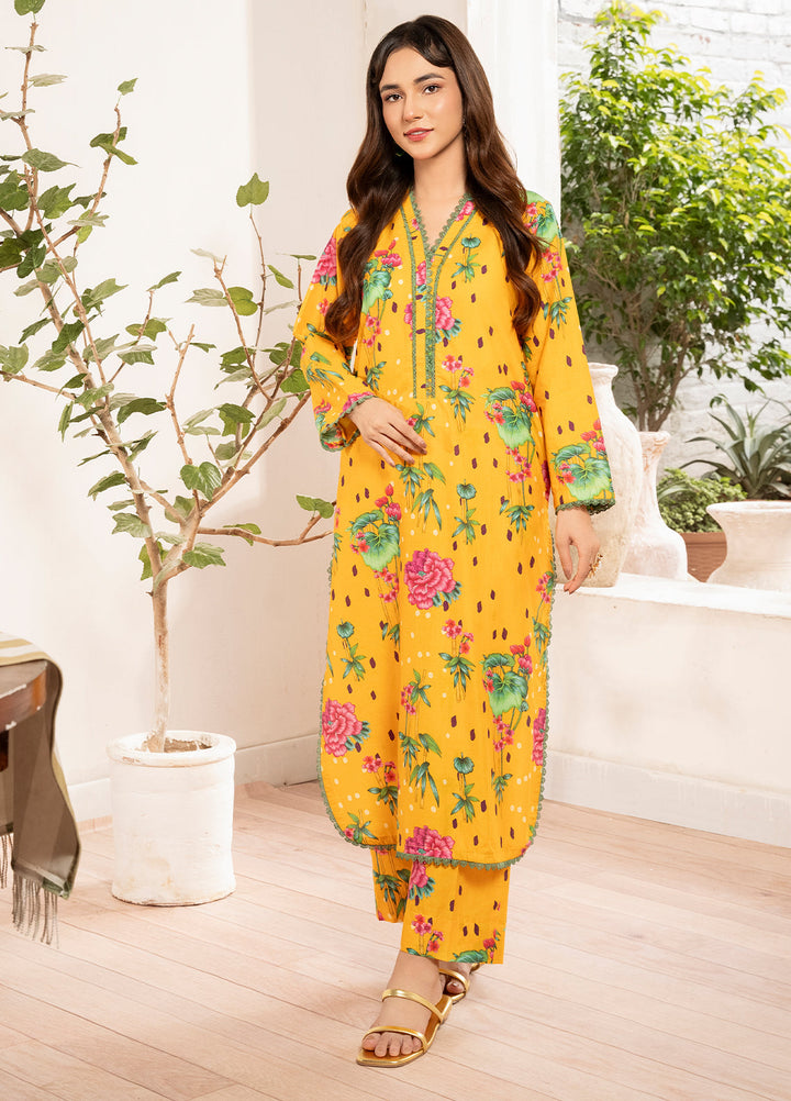 Meerak Pret Printed Cotton Lawn 2 Piece Suit D-01