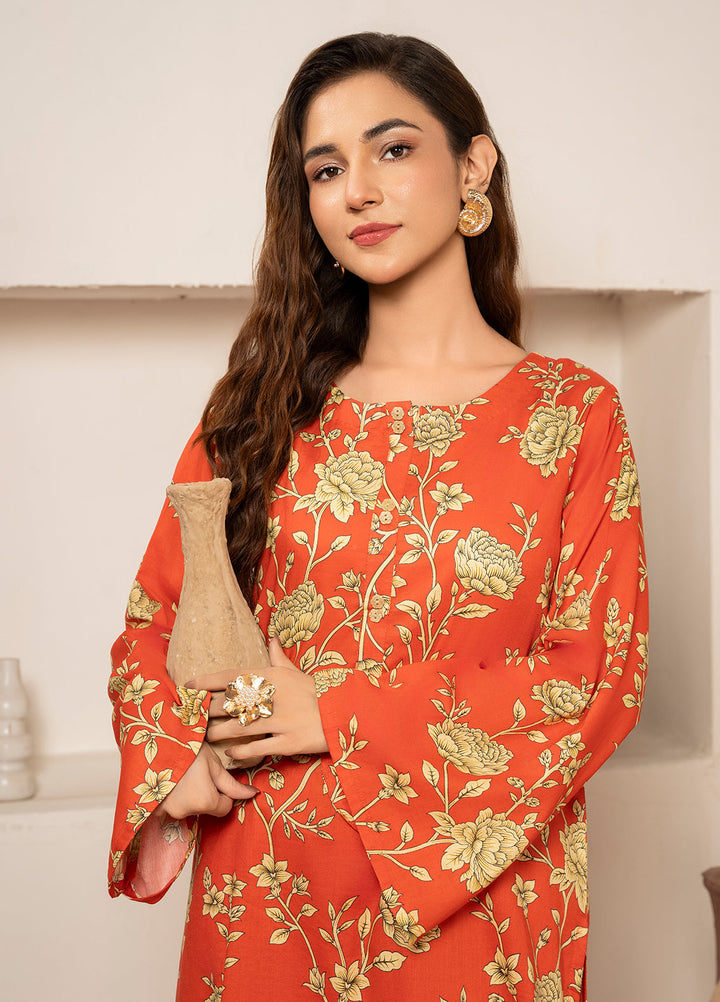 Meerak Pret Printed Cotton Lawn 2 Piece Suit D-03
