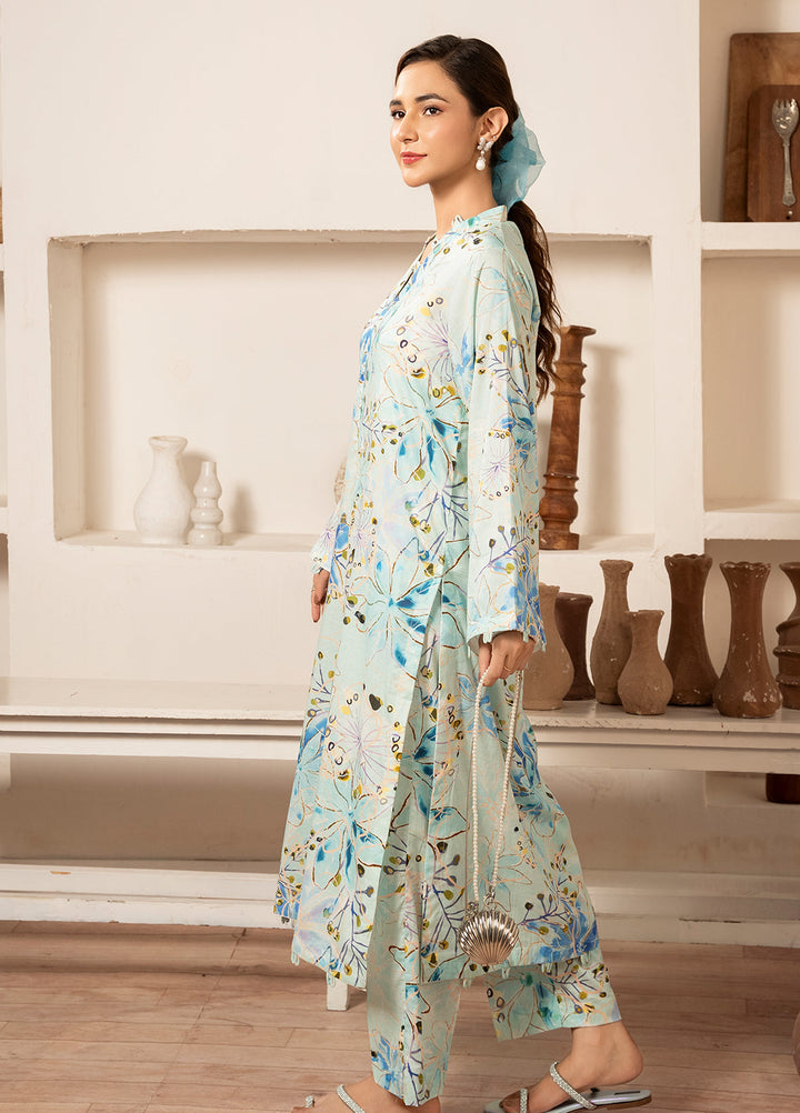 Meerak Pret Printed Cotton Lawn 2 Piece Suit D-04