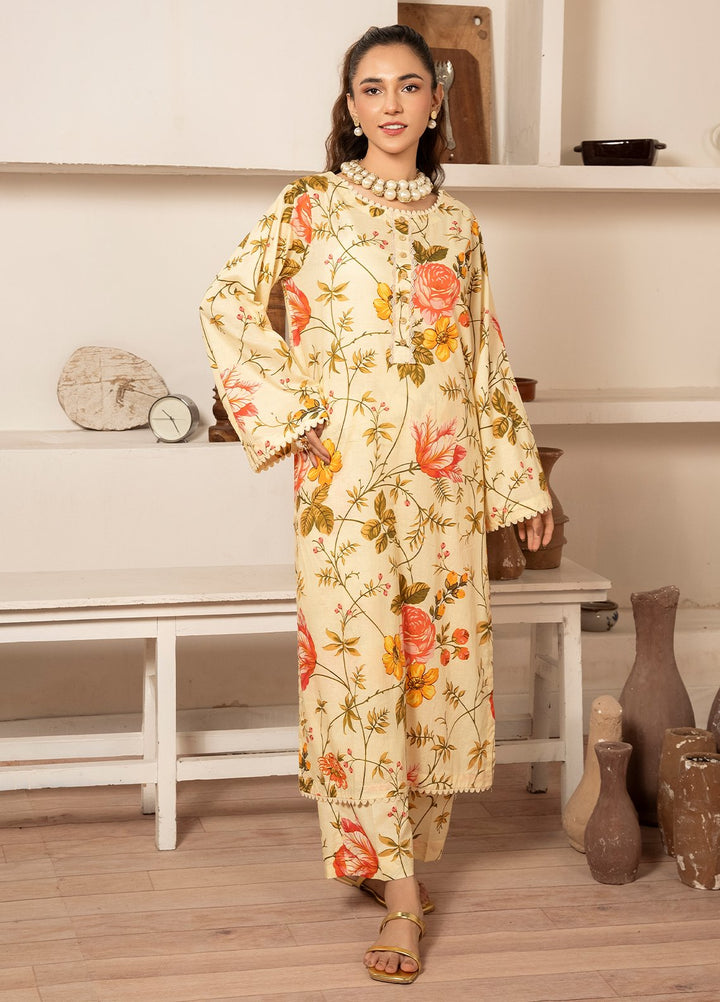 Meerak Pret Printed Cotton Lawn 2 Piece Suit D-05