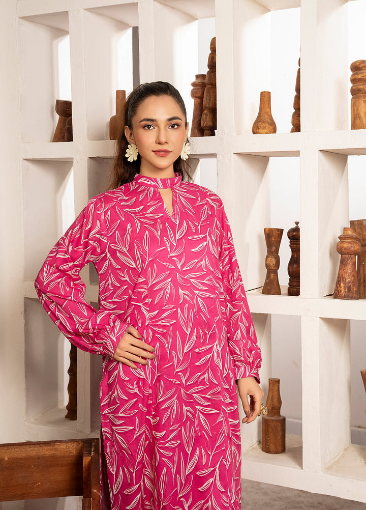 Meerak Pret Printed Cotton Lawn 2 Piece Suit D-07