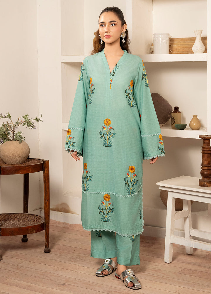Meerak Pret Printed Cotton Lawn 2 Piece Suit D-08