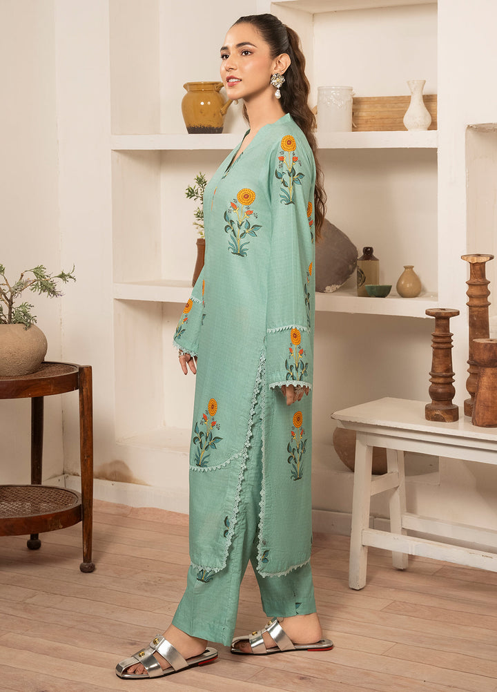 Meerak Pret Printed Cotton Lawn 2 Piece Suit D-08