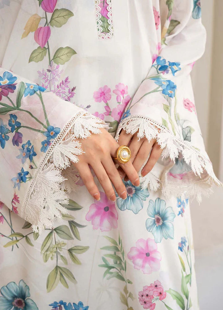 Meerak Pret Printed Lawn 2 Piece Suit Camellia