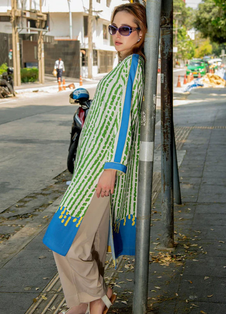 Meerak Pret Printed Lawn 1 Piece Suit D-12