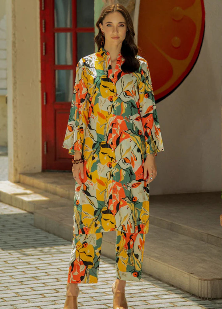 Meerak Pret Printed Lawn 2 Piece Suit GF-07