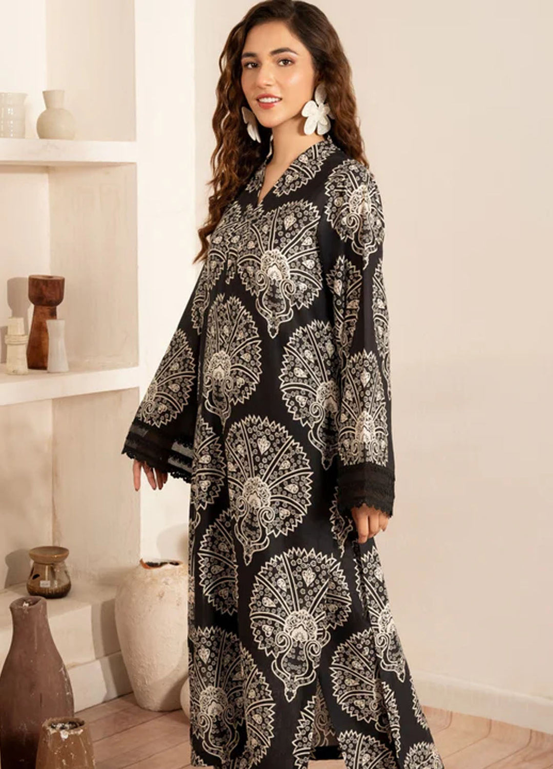 Meerak Pret Printed Lawn 2 Piece Suit GF-12
