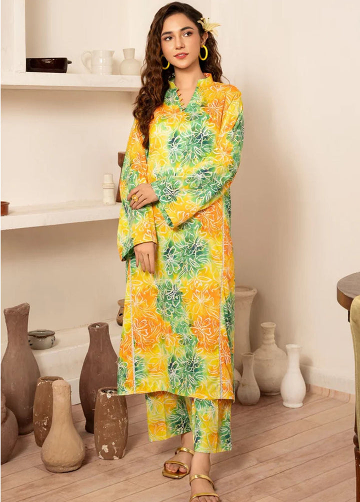 Meerak Pret Printed Lawn 2 Piece Suit GF-13