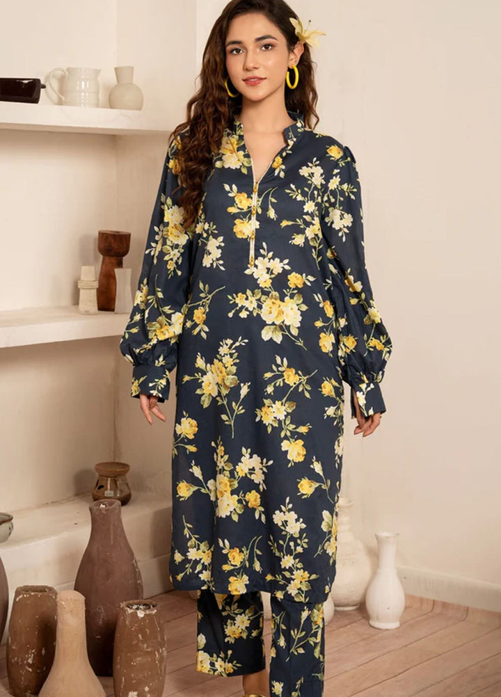 Meerak Pret Printed Lawn 2 Piece Suit GF-14