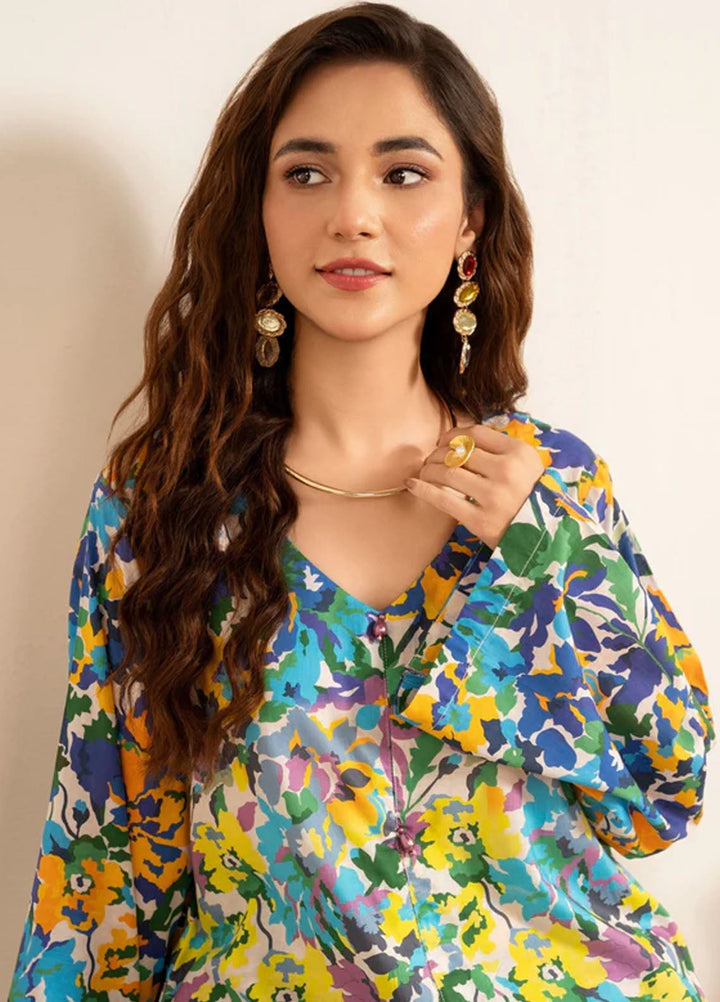 Meerak Pret Printed Lawn 2 Piece Suit GF-15