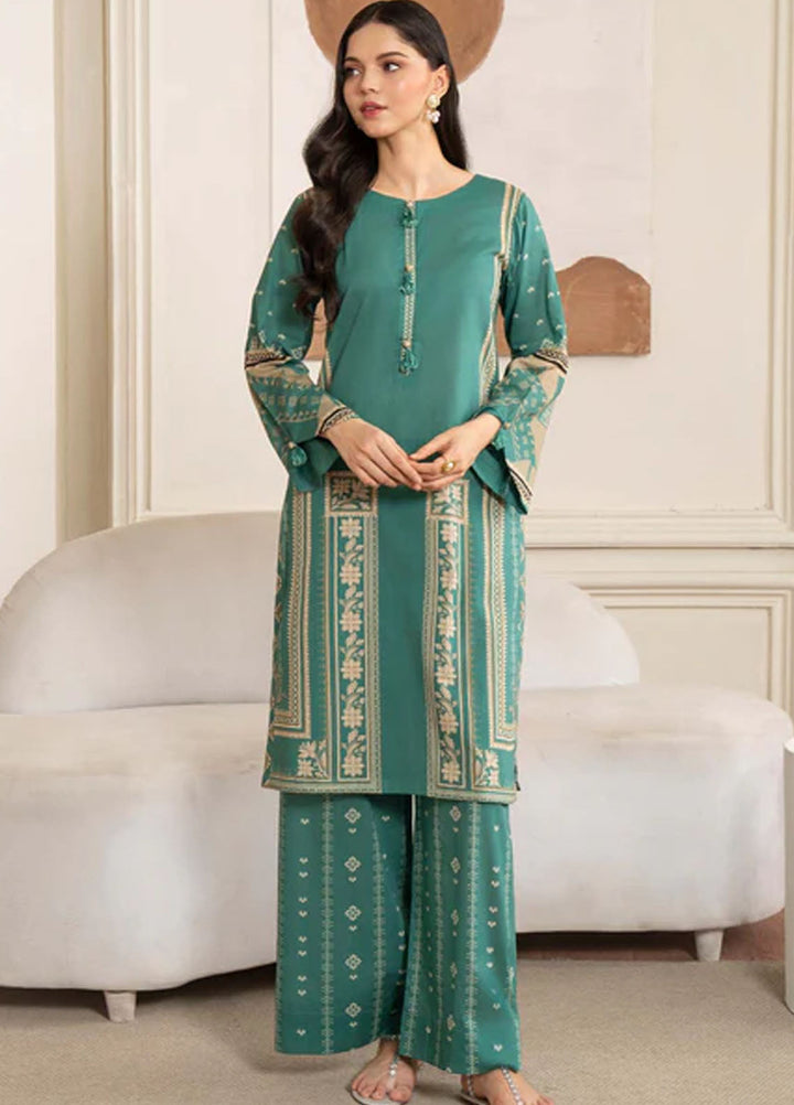 Meerak Pret Printed Lawn 2 Piece Suit Jasmine