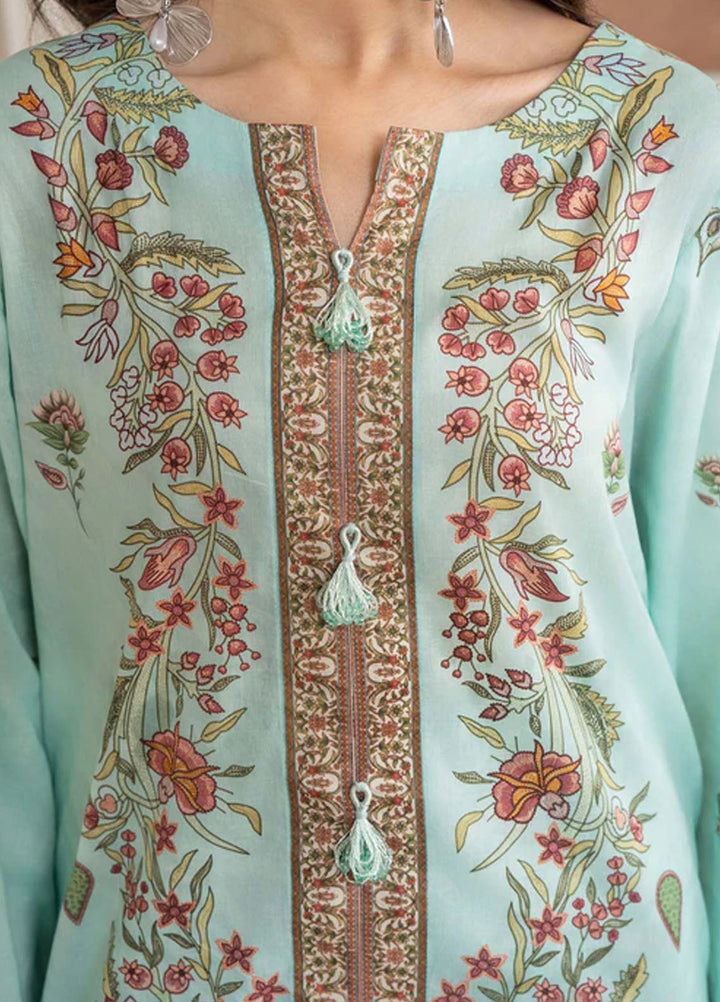 Meerak Pret Printed Lawn 2 Piece Suit Lotus