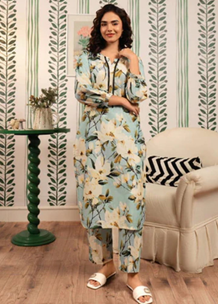 Meerak Pret Printed Lawn 2 Piece Suit SF-10