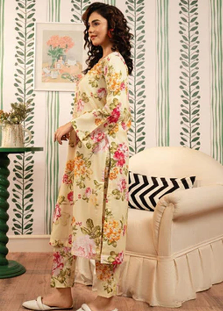 Meerak Pret Printed Lawn 2 Piece Suit SF-13