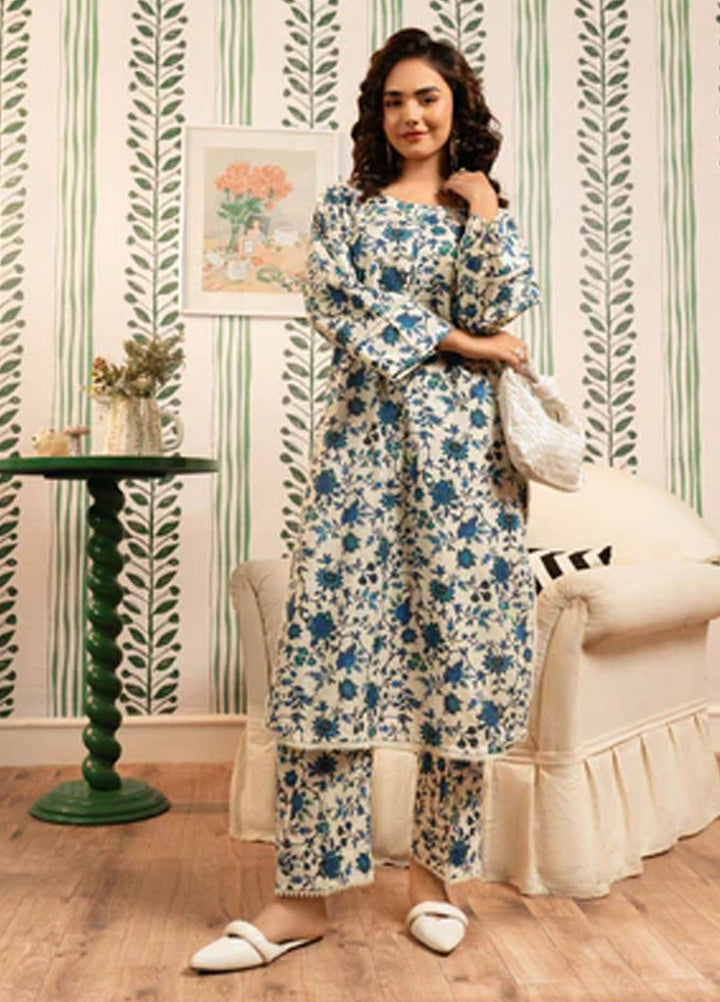 Meerak Pret Printed Lawn 2 Piece Suit SF-14