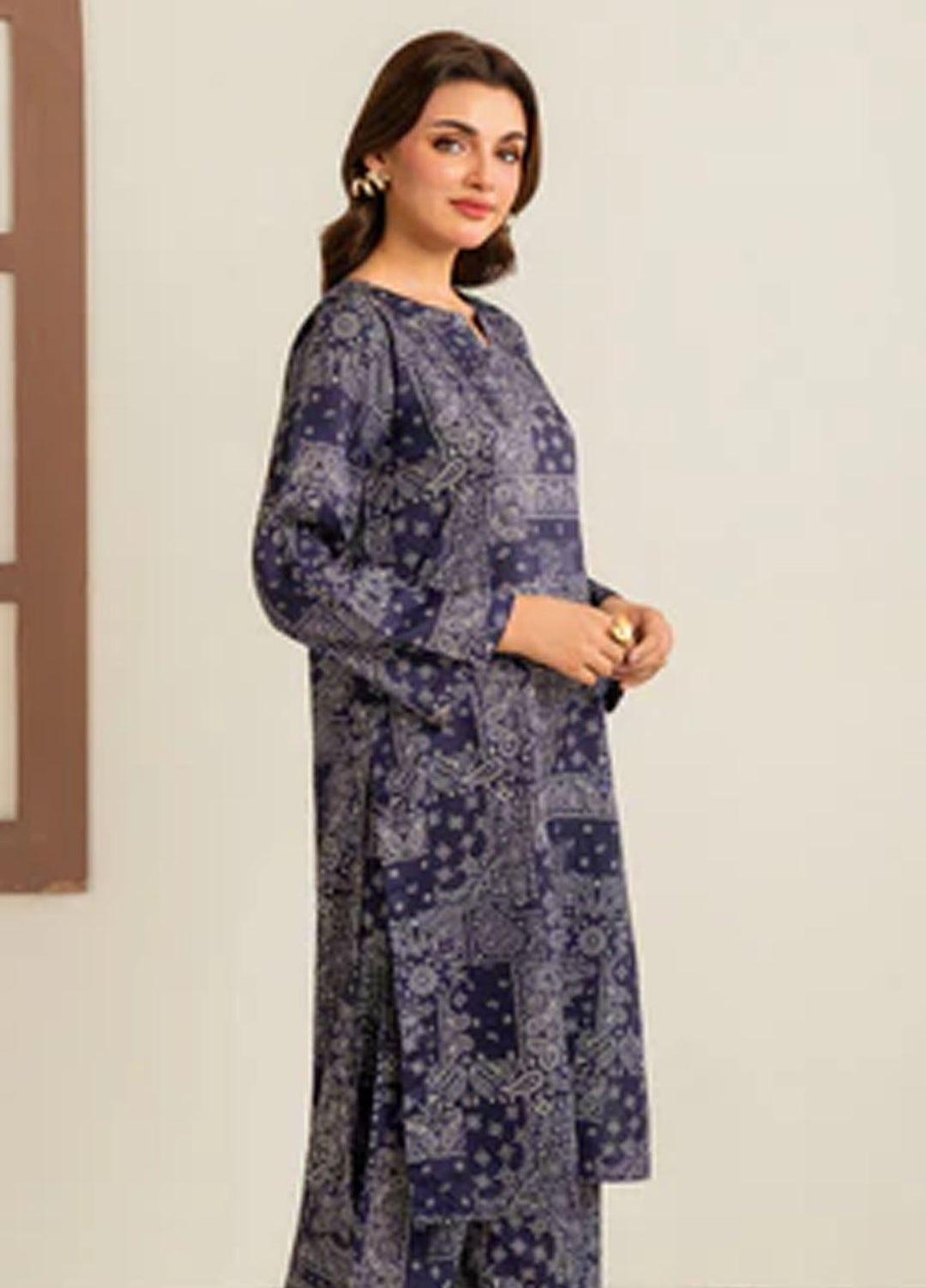 Meerak Pret Printed Silk 2 Piece Suit Cleo