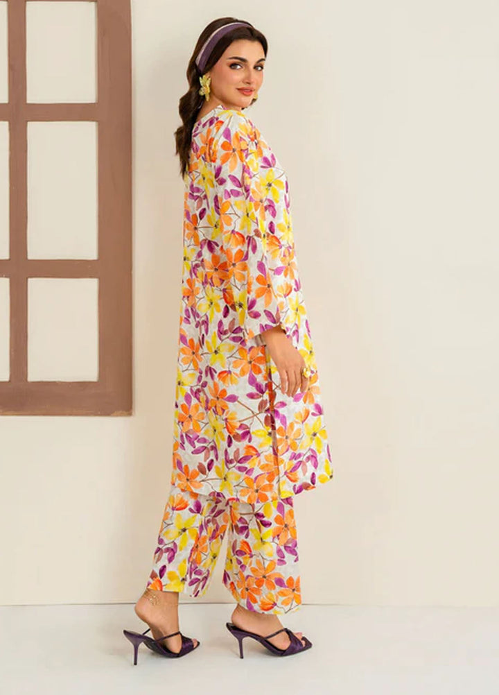 Meerak Pret Printed Silk 2 Piece Suit Ismara