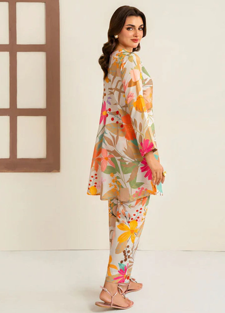 Meerak Pret Printed Silk 2 Piece Suit Salvera