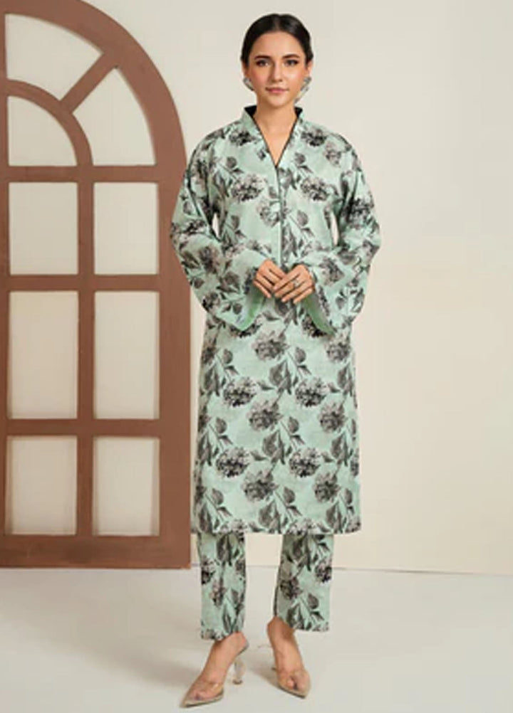 Meerak Pret Printed Silk 2 Piece Suit Velira