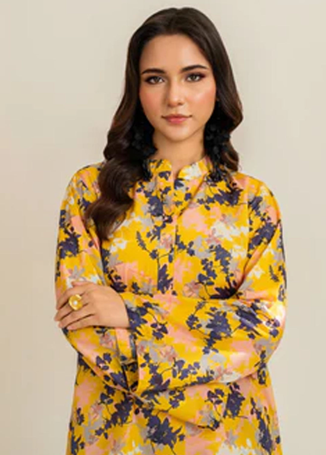 Meerak Pret Printed Silk 2 Piece Suit Zairish