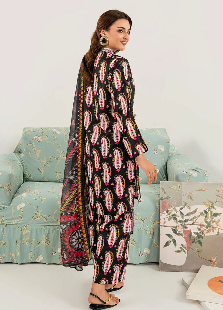 Meerak Pret Printed Silk 3 Piece Suit Alverra