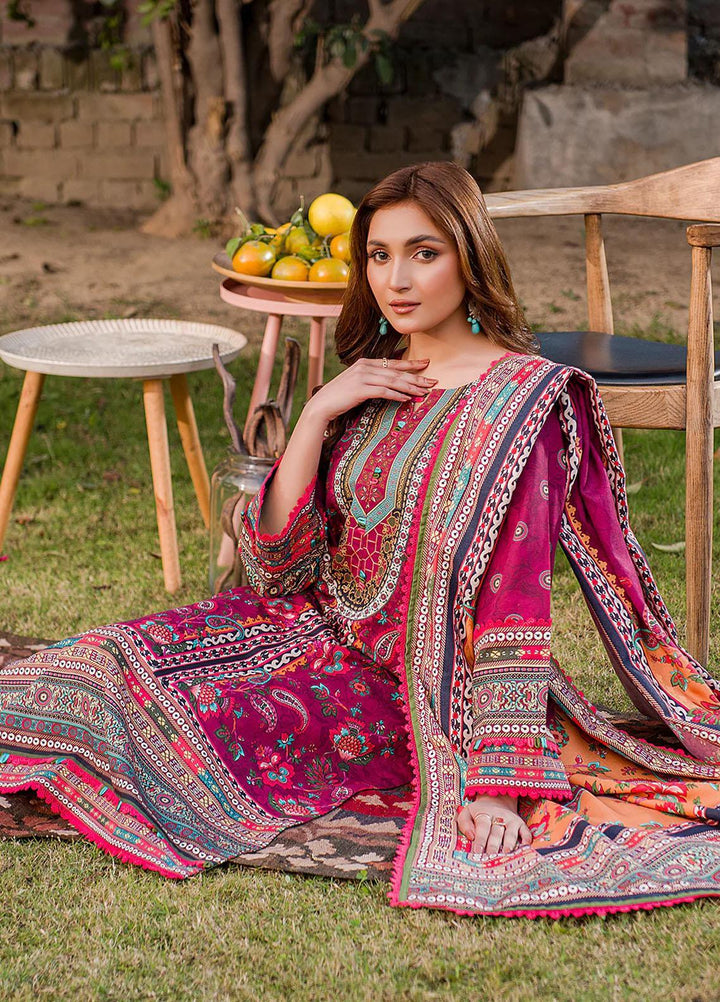 Meerak Printed Khaddar Suits Unstitched 3 Piece MRK24RZ Amroze - Formal Collection