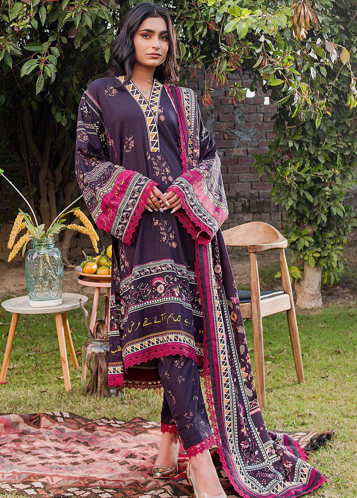 Meerak Printed Linen Suits Unstitched 3 Piece MRK24RZ Arz - Formal Collection