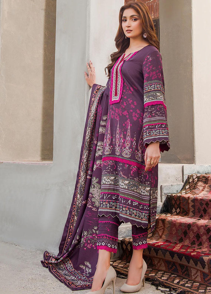 Meerak Printed Linen Suits Unstitched 3 Piece MRK24RZ Arzu - Formal Collection