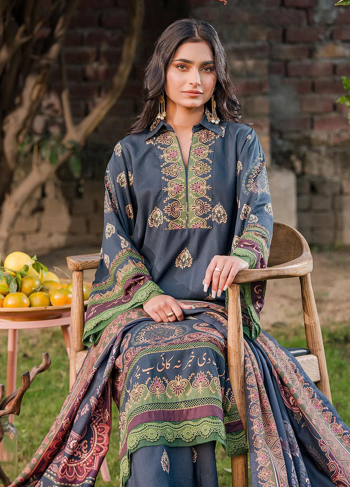 Meerak Printed Linen Suits Unstitched 3 Piece MRK24RZ Khabbar - Formal Collection
