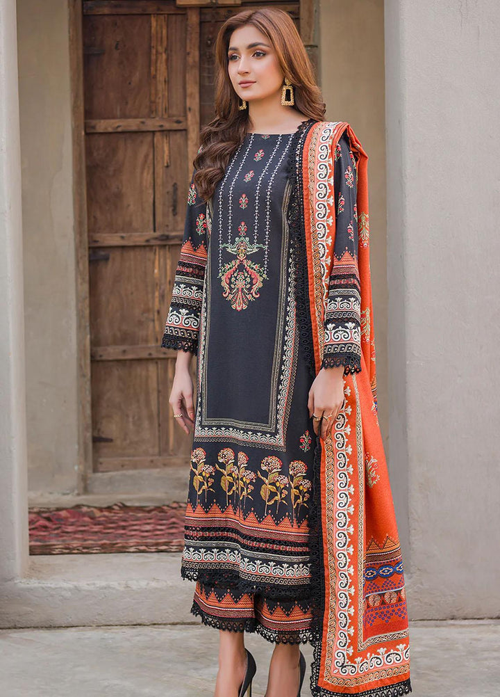 Meerak Printed Khaddar Suits Unstitched 3 Piece MRK24RZ Nafeesa - Formal Collection