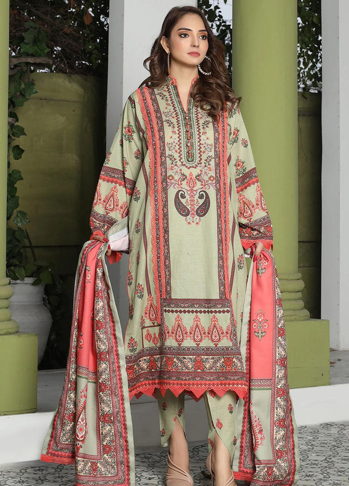 Meerak Printed Khaddar Suits Unstitched 3 Piece MRK24RZ Rashk - Formal Collection