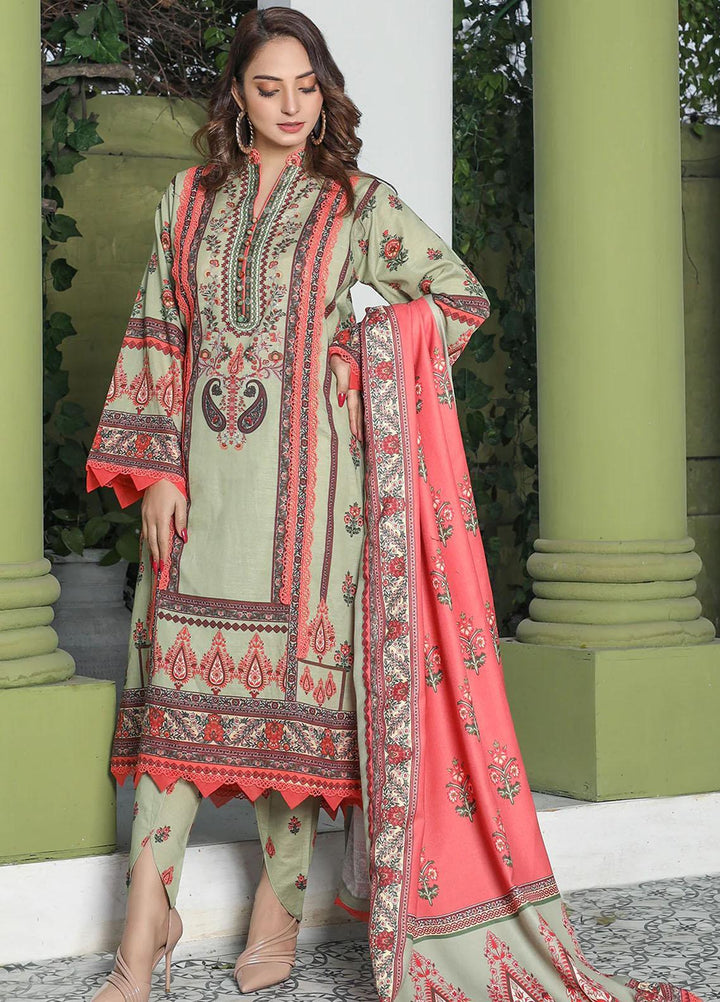 Meerak Printed Khaddar Suits Unstitched 3 Piece MRK24RZ Rashk - Formal Collection