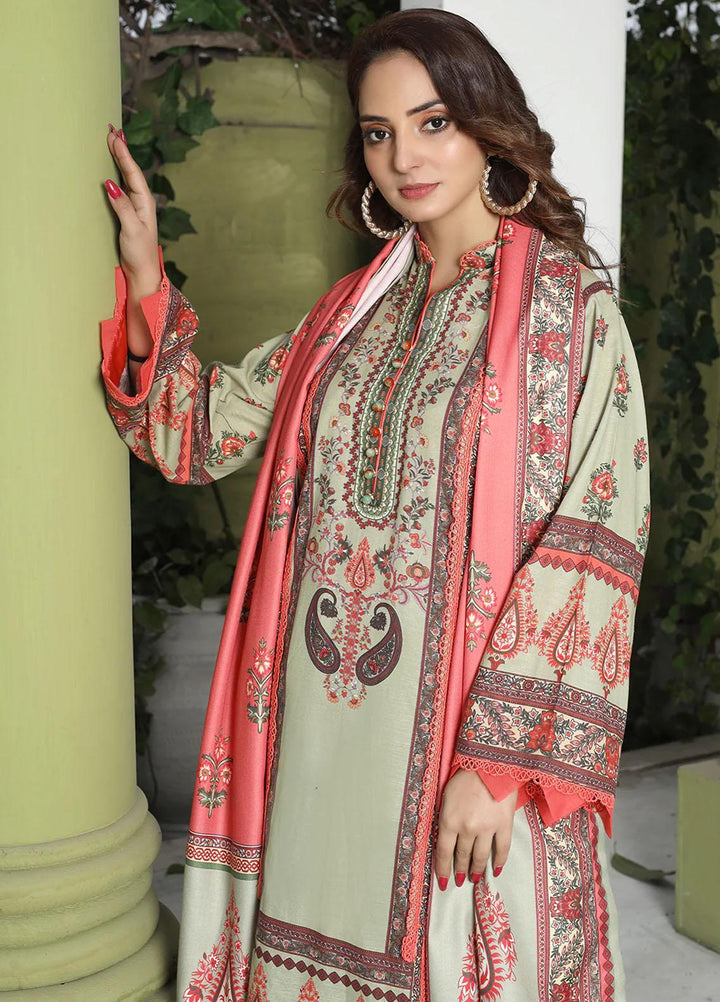 Meerak Printed Khaddar Suits Unstitched 3 Piece MRK24RZ Rashk - Formal Collection