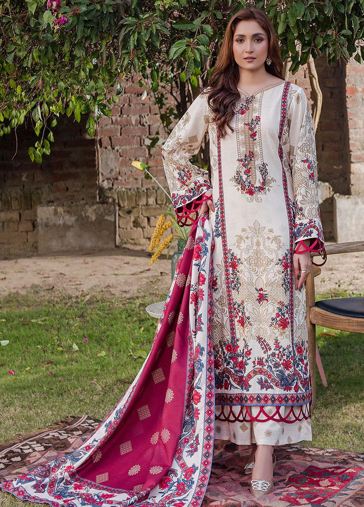 Meerak Printed Khaddar Suits Unstitched 3 Piece MRK24RZ Zoya - Formal Collection