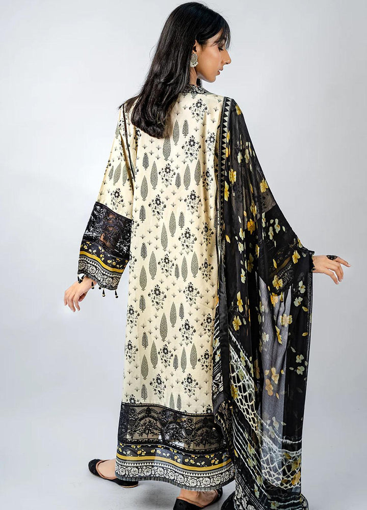 Meerak Embroidered Lawn Suits Unstitched 3 Piece MK23EL D-06 Muse - Summer Collection