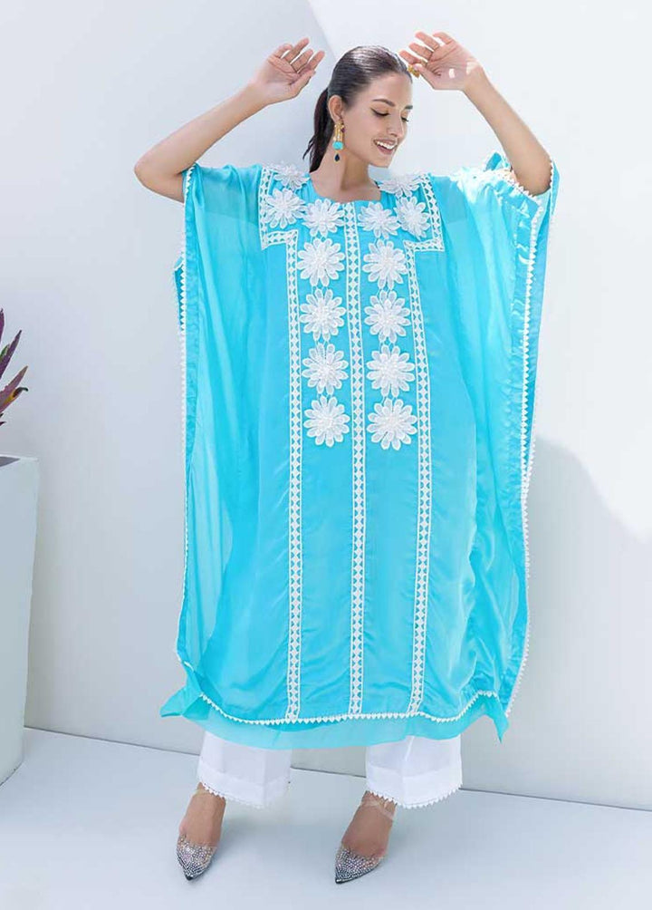 Jooray Kapray Pret Embroidered Raw Silk 2 Piece Suit JK23M Ble