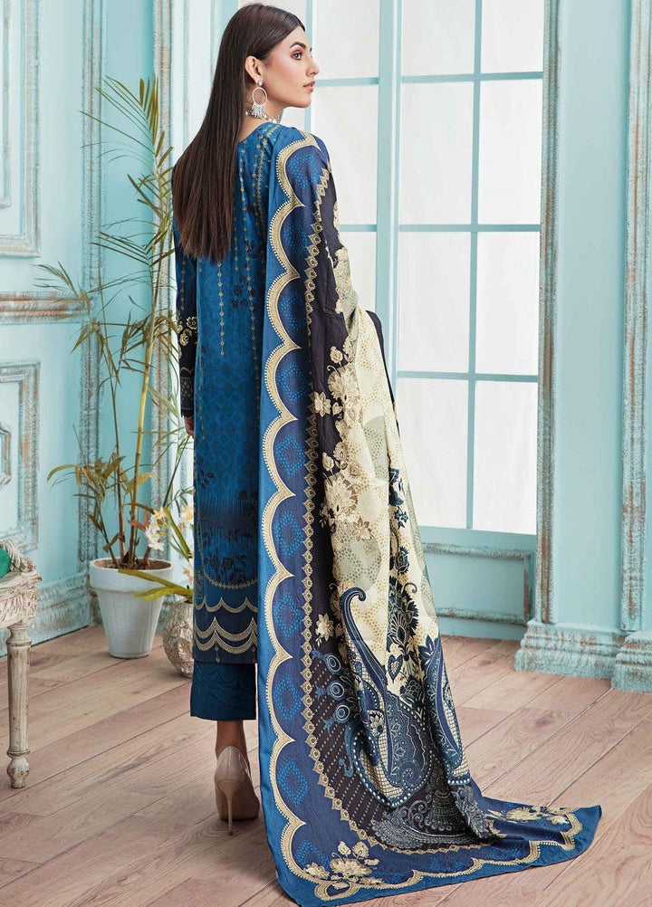 Meeral Printed Linen Suits Unstitched 3 Piece MRL21L-2 M-01 - Winter Collection